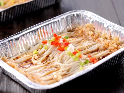 修武锡纸烤金针菇